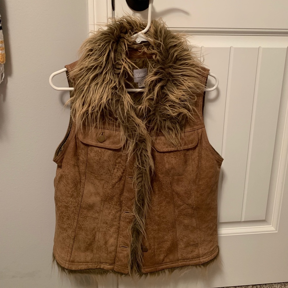 SOLD‼️‼️‼️ Wilson’s Leather women’s leather vest
